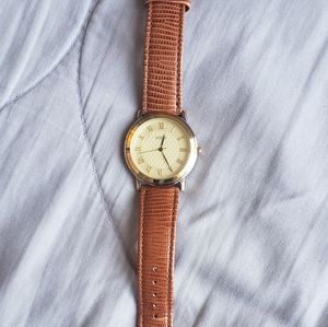 Guess men gold watch